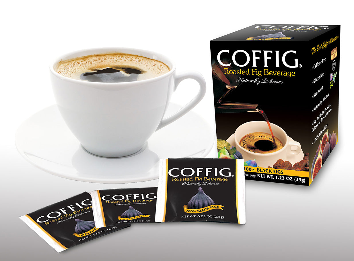 BUNDLE-6 ORGANIC ROASTED FIG CARTON / BOXES SET (120 Sachets/Travel Bags)