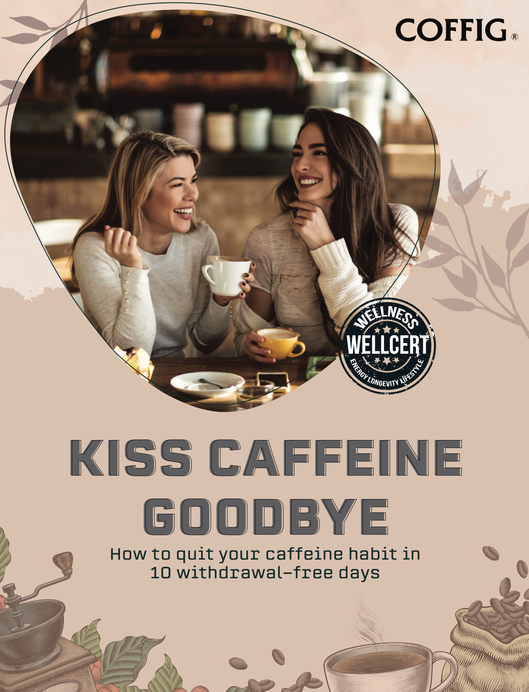 QUIT CAFFEINE in 10 DAYS - CHALLENGE Comprehensive Replacement Program (Includes Free Coffig Product and Free Shipping)