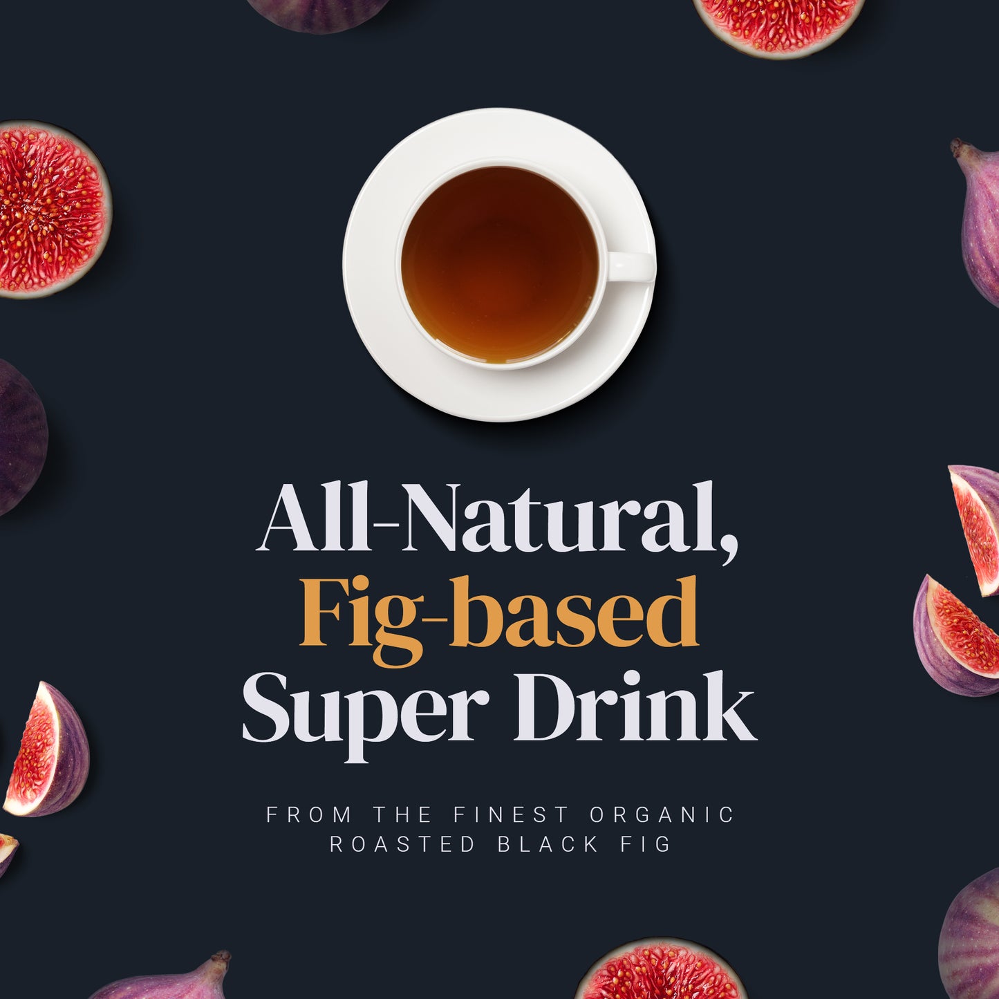 FIG ORGANIC ROASTED BACK FIG - CARTON of TEABAG (x20) SACHETS